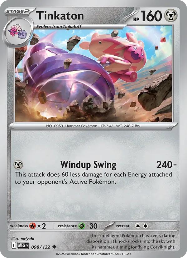 Tinkaton 098/132 Mega Evolution