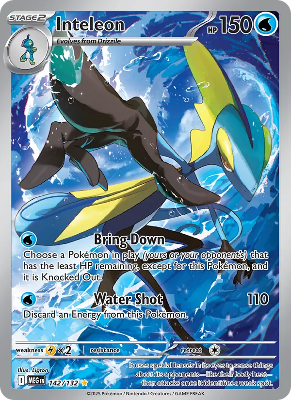 Inteleon 142/132 Mega Evolution