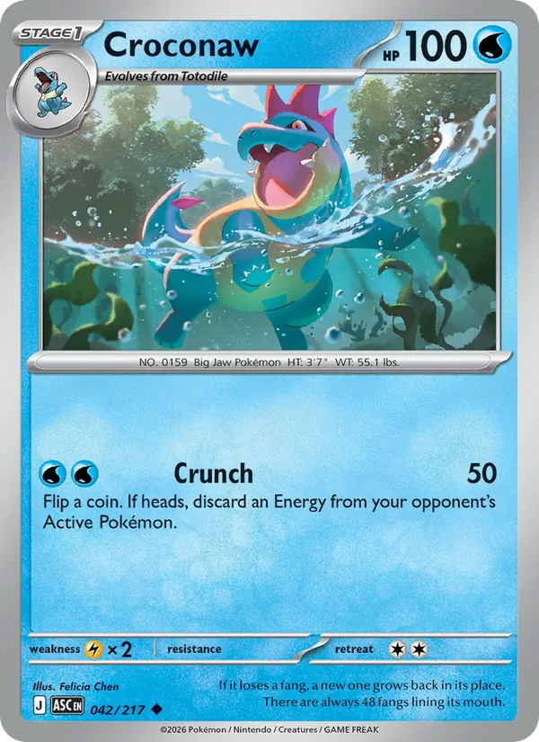 Croconaw 042/217 Ascended Heroes