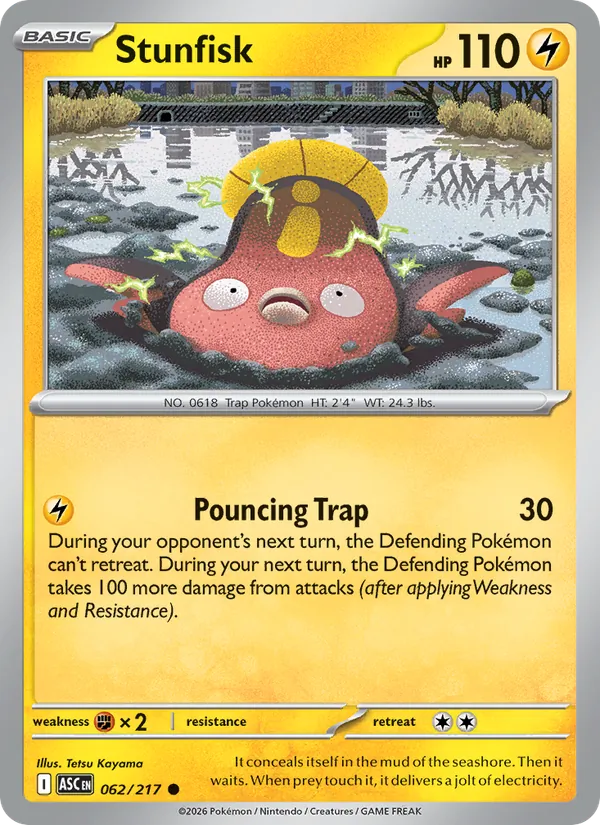 Stunfisk 062/217 Ascended Heroes
