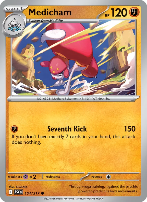 Medicham 104/217 Ascended Heroes