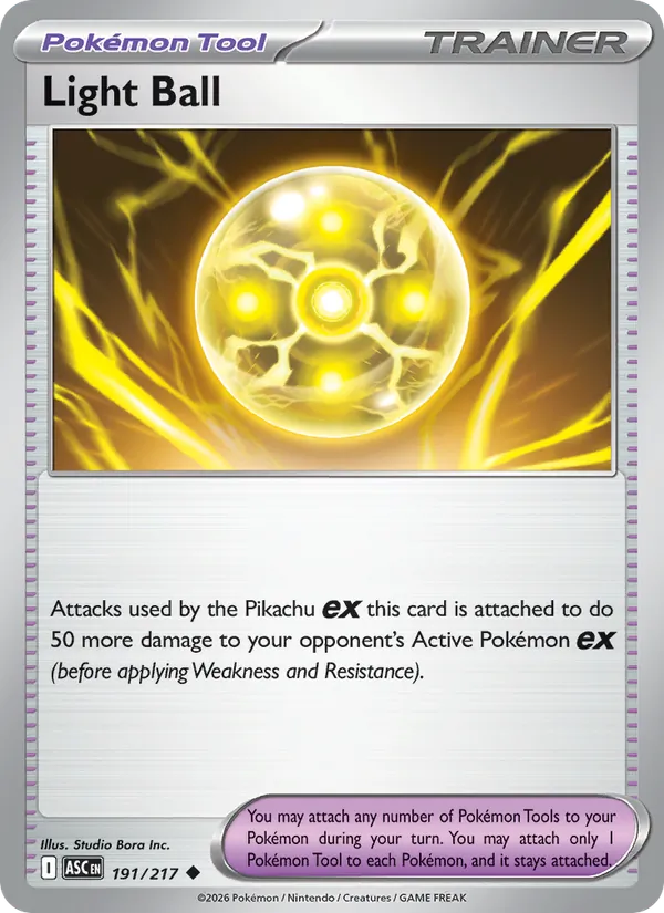Light Ball 191/217 Ascended Heroes