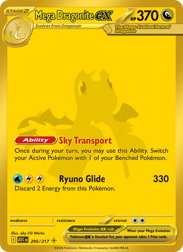Mega Dragonite ex 295/217 Ascended Heroes