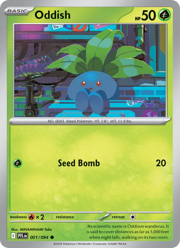 Oddish 001/94 Phantasmal Flames