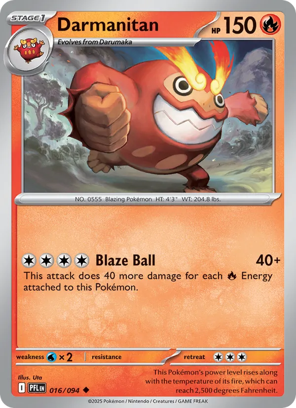 Darmanitan 016/94 Phantasmal Flames