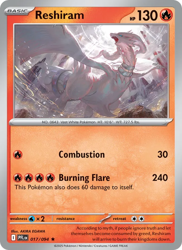 Reshiram 017/94 Phantasmal Flames