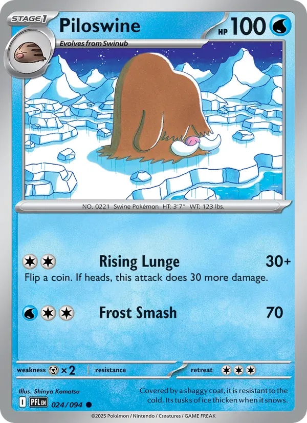 Piloswine 024/94 Phantasmal Flames