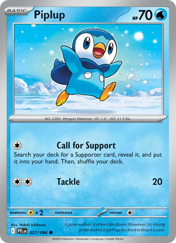 Piplup 027/94 Phantasmal Flames