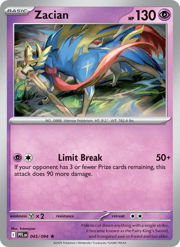 Zacian 045/94 Phantasmal Flames