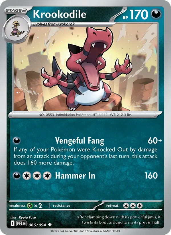 Krookodile 066/94 Phantasmal Flames