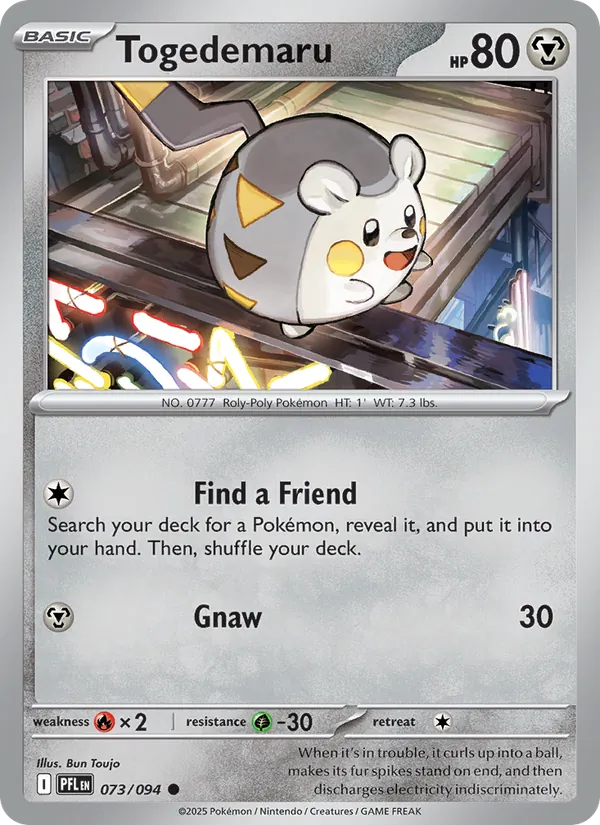 Togedemaru 073/94 Phantasmal Flames