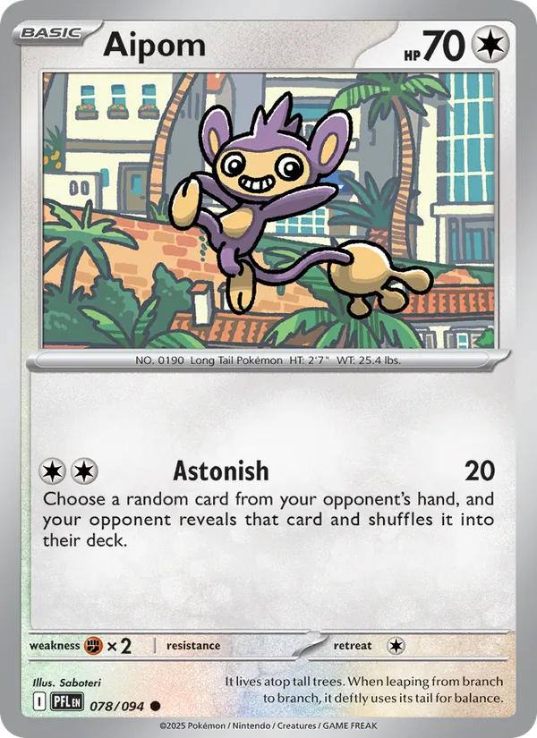 Aipom 078/94 Phantasmal Flames