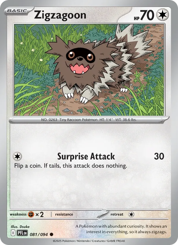 Zigzagoon 081/94 Phantasmal Flames