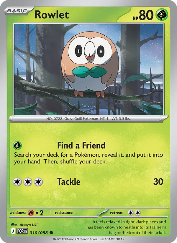 Rowlet 010/88 Perfect Order