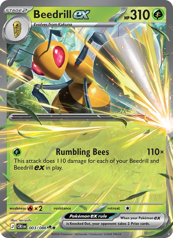 Beedrill ex 003/86 Chaos Rising
