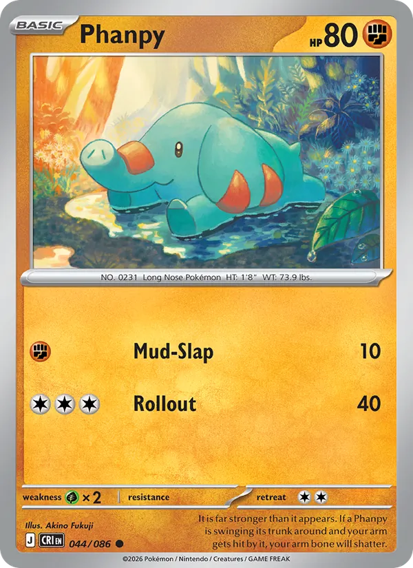 Phanpy 044/86 Chaos Rising