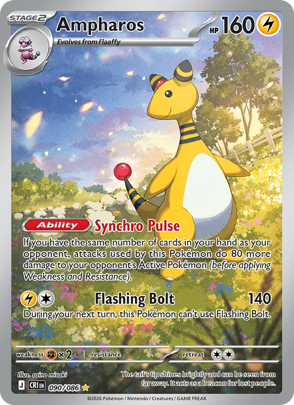 Ampharos 090/86 Chaos Rising