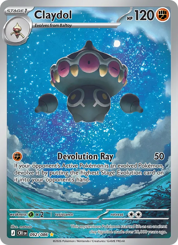 Claydol 092/86 Chaos Rising