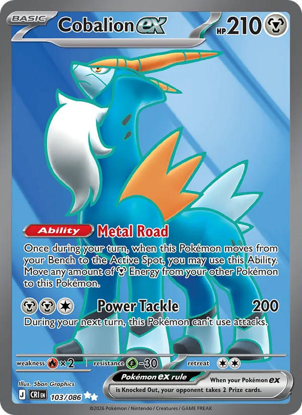 Cobalion ex 103/86 Chaos Rising
