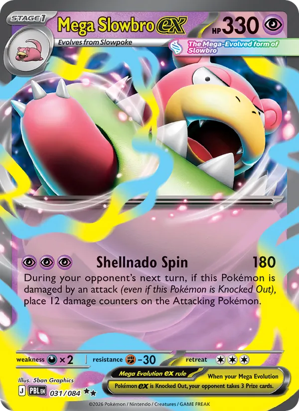 Mega Slowbro ex 031/84 Pitch Black