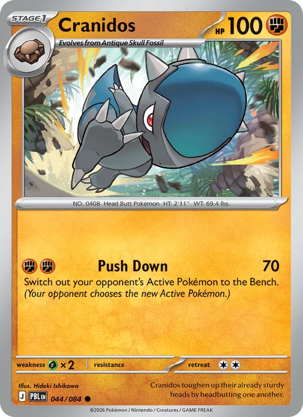 Cranidos 044/84 Pitch Black