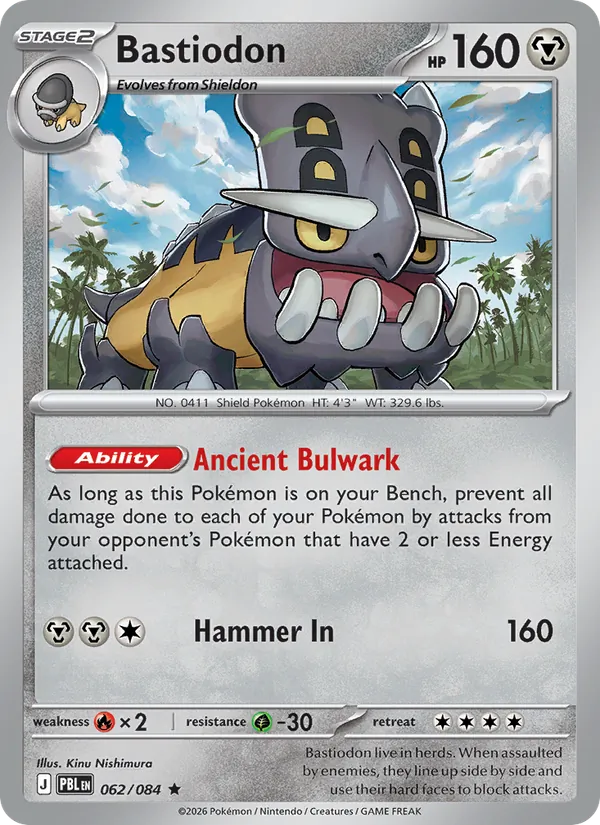 Bastiodon 062/84 Pitch Black