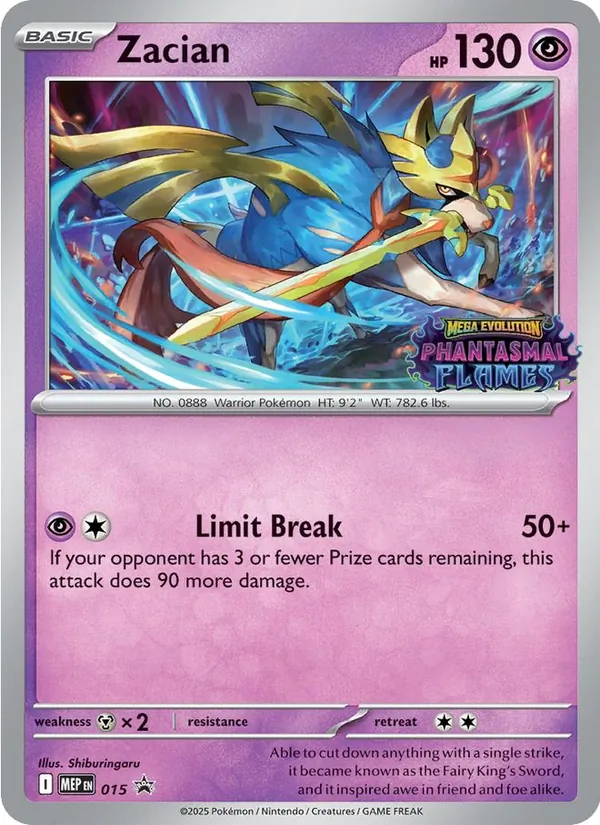 Zacian 015 MEP Black Star Promos