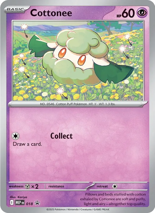 Cottonee 018 MEP Black Star Promos