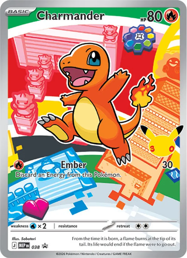 Charmander 038 MEP Black Star Promos