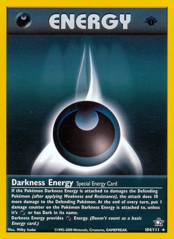 Darkness Energy 104/111 Neo Genesis