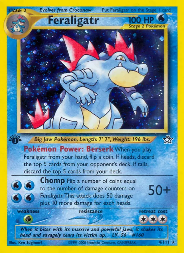 Feraligatr 4/111 Neo Genesis