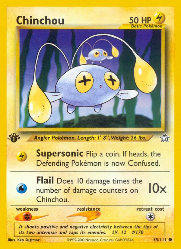 Chinchou 55/111 Neo Genesis