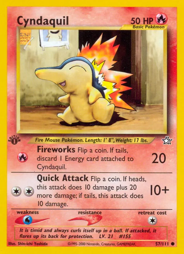 Cyndaquil 57/111 Neo Genesis