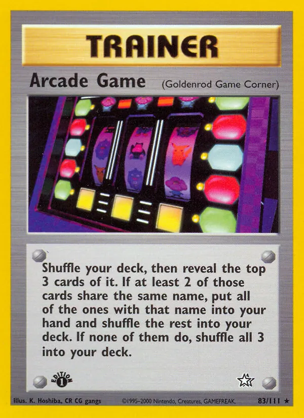 Arcade Game 83/111 Neo Genesis