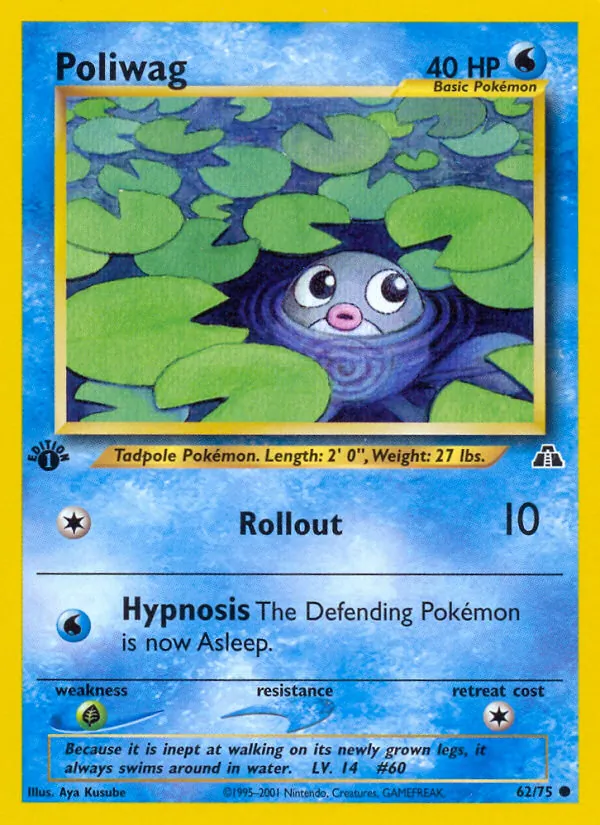 Poliwag 62/75 Neo Discovery
