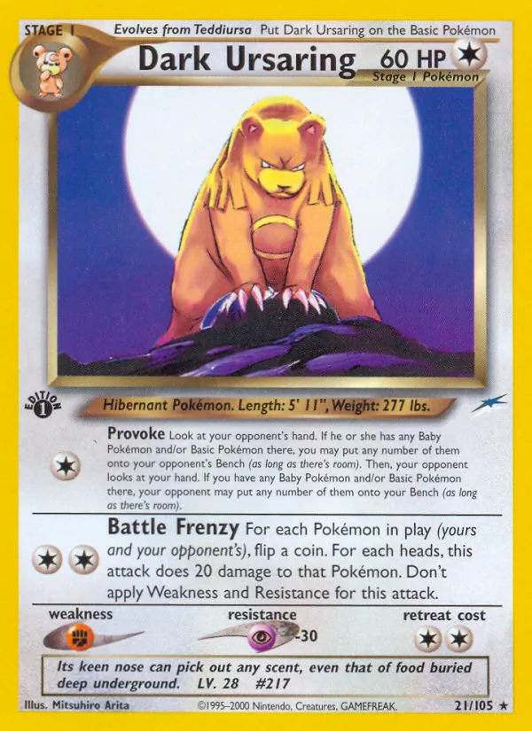Dark Ursaring 21/105 Neo Destiny