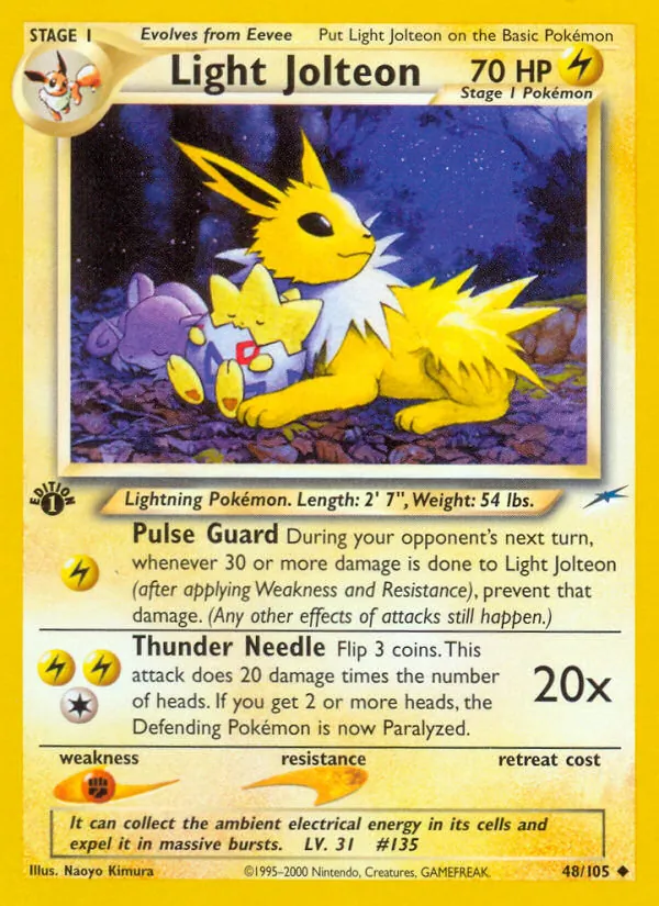 Light Jolteon 48/105 Neo Destiny