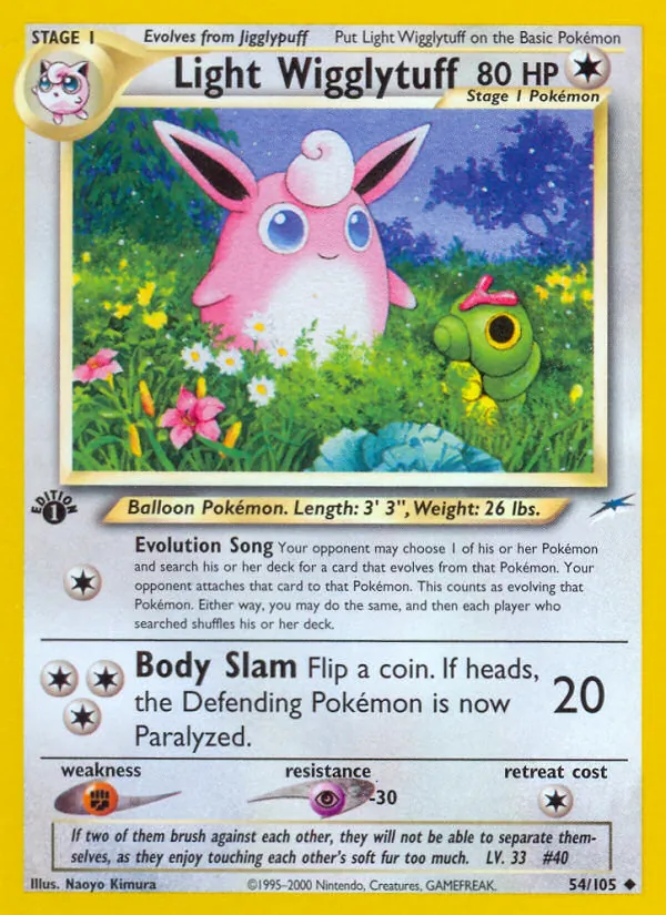 Light Wigglytuff 54/105 Neo Destiny