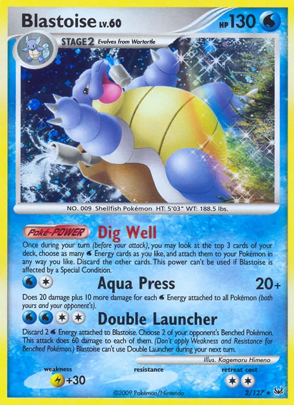 Blastoise 2/127 Platinum