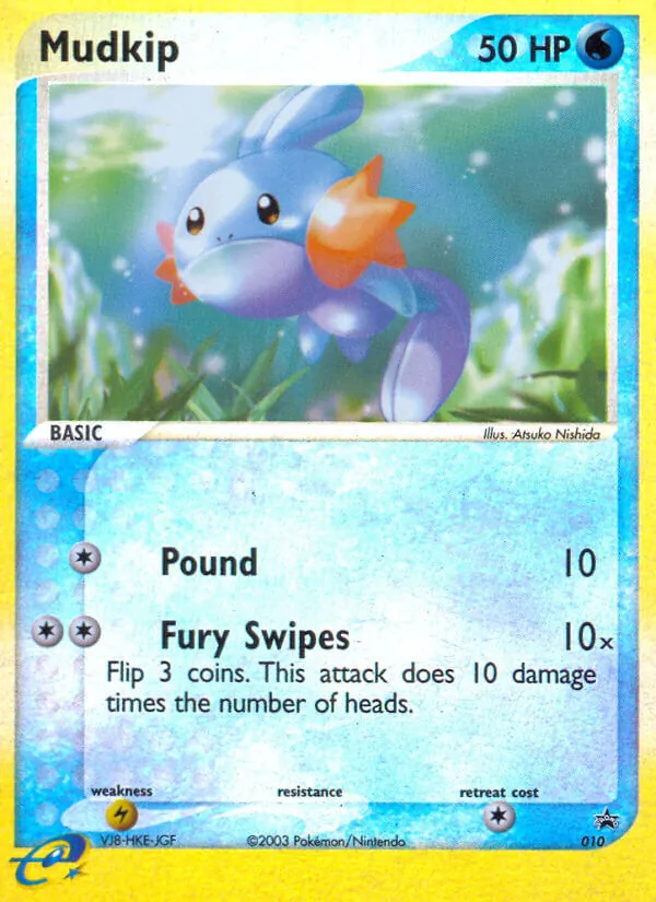 Mudkip 10/40 Nintendo Black Star Promos