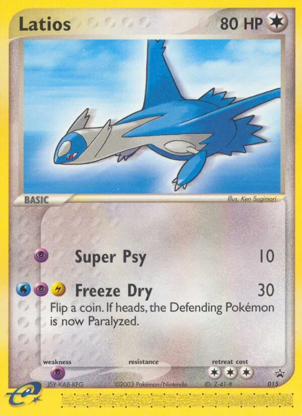Latios 15/40 Nintendo Black Star Promos