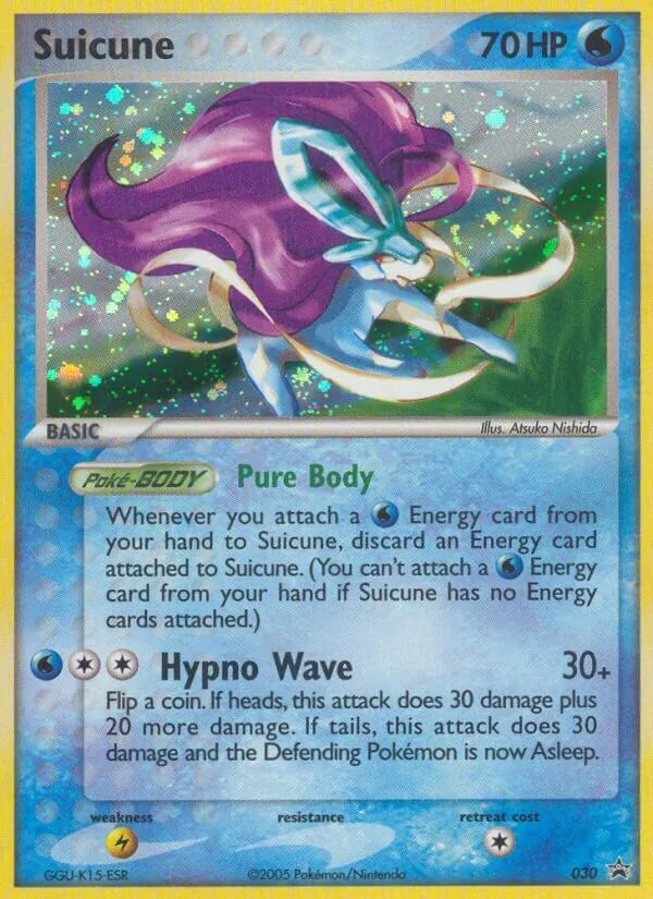 Suicune 30/40 Nintendo Black Star Promos