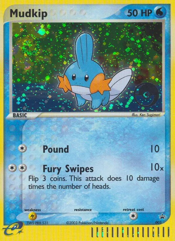 Mudkip 5/40 Nintendo Black Star Promos