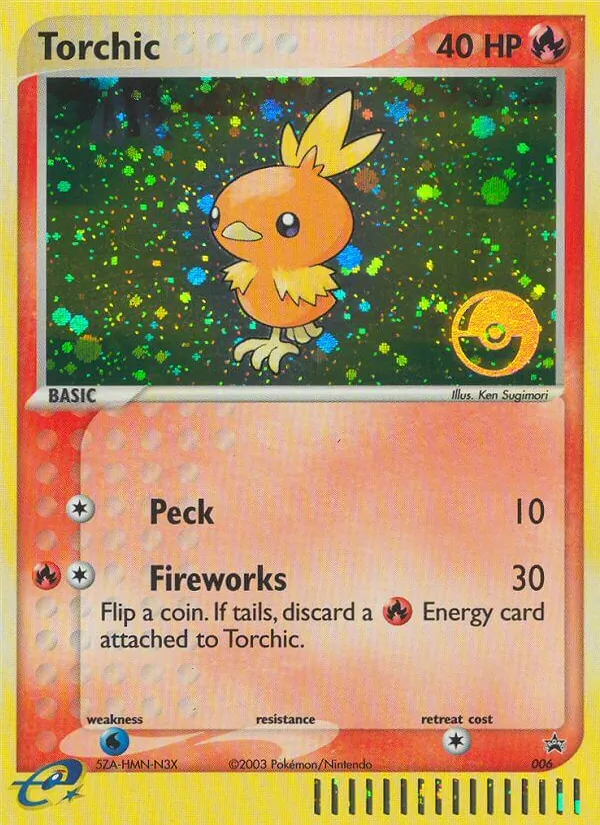 Torchic 6/40 Nintendo Black Star Promos