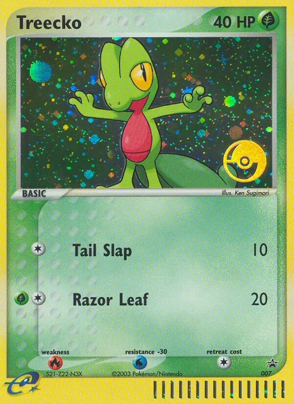 Treecko 7/40 Nintendo Black Star Promos