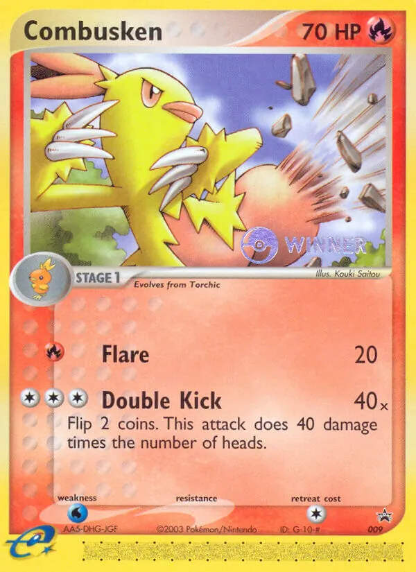 Combusken 9/40 Nintendo Black Star Promos