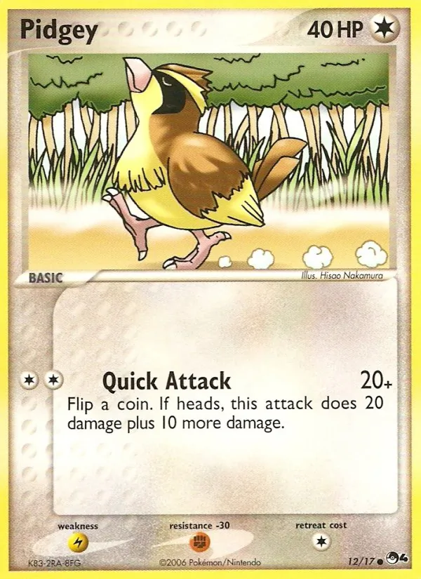 Pidgey 12/17 POP Series 4