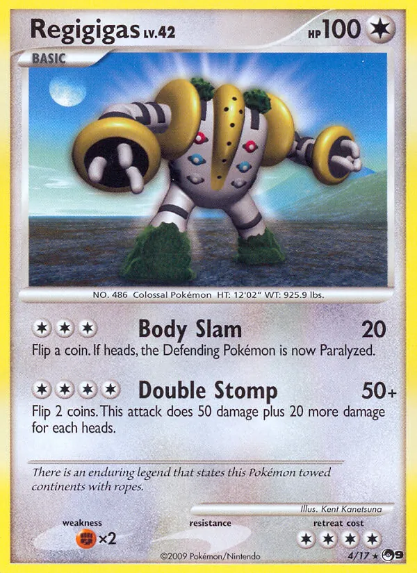 Regigigas 4/17 POP Series 9