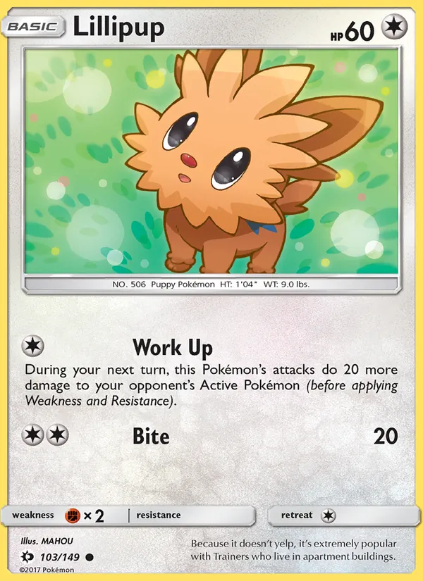Lillipup 103/149 Sun & Moon