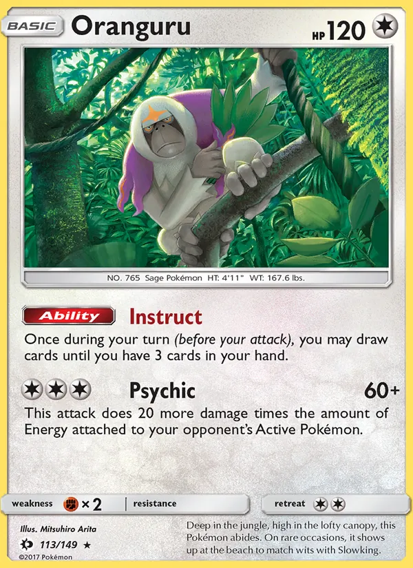 Oranguru 113/149 Sun & Moon